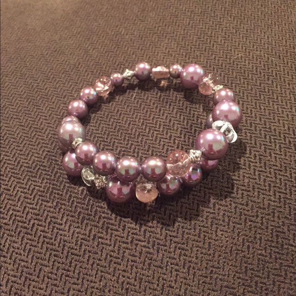 Majorica wrap pearl bracelet