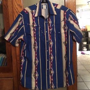 Vintage Wrangler button up size XL