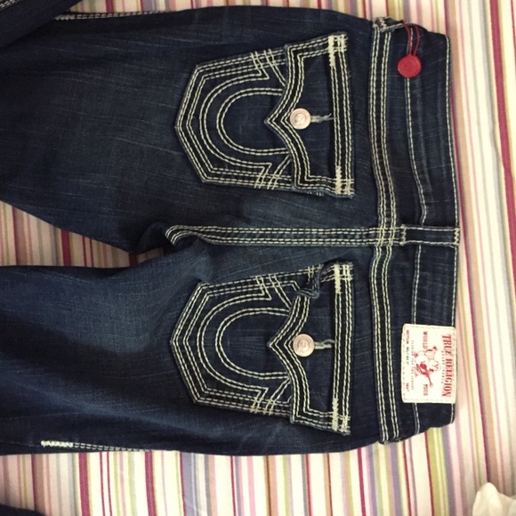 True religion jeans straight boot cut jeans