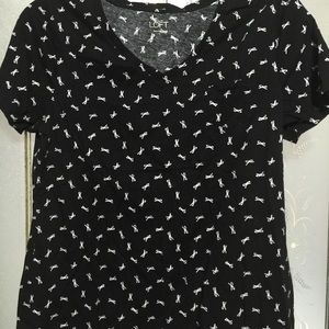 Loft T-shirt with bows