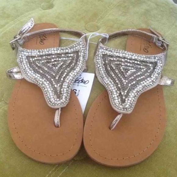 NWT beaded sandals