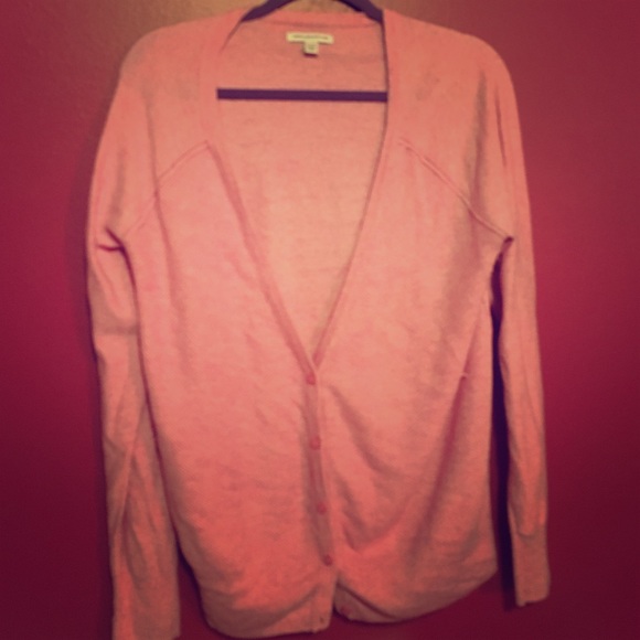 AE pink cardigan