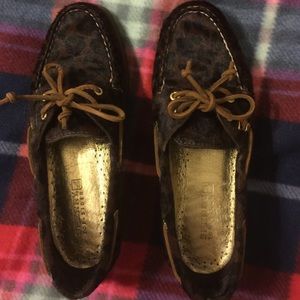 Cheetah Print Sperry Boat Shoes