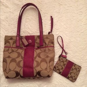 Coach Purse & Matching Wallet