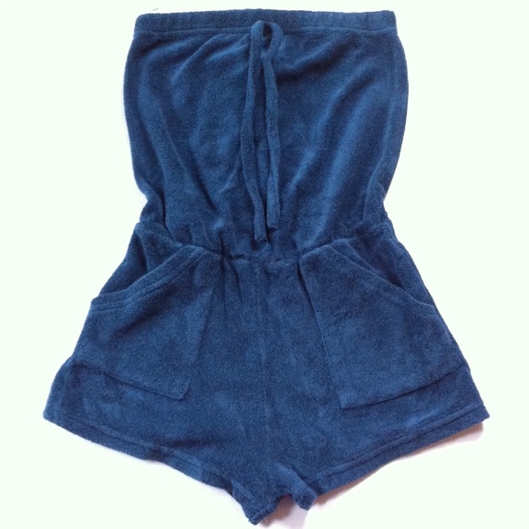 American Apparel Other - American Apparel Navy Blue Pinup Romper