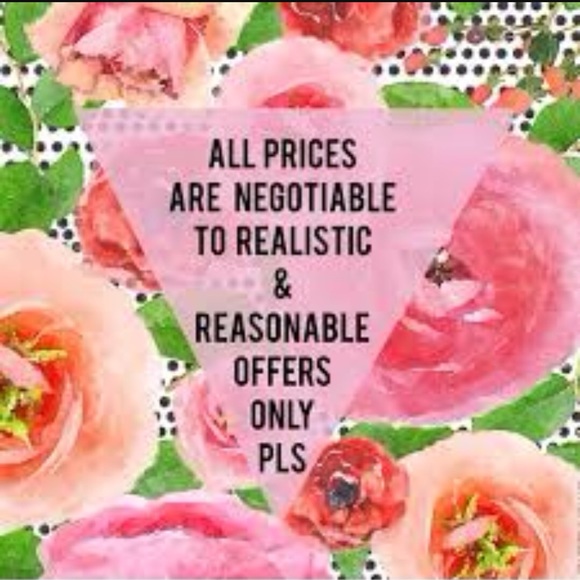 All prices are negotiable
