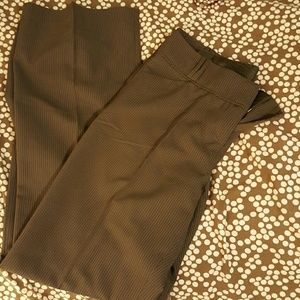 The Limited Cassidy Fit brown pin stripe slacks