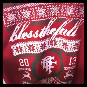 Blessthefall Ugly Christmas Sweater Crewneck