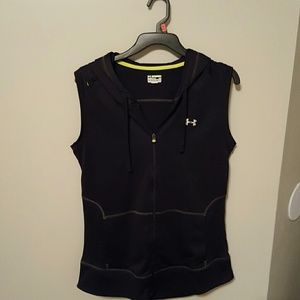 Under Armour sleeveless hoodie zip up