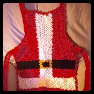 Crochet Santa Apron
