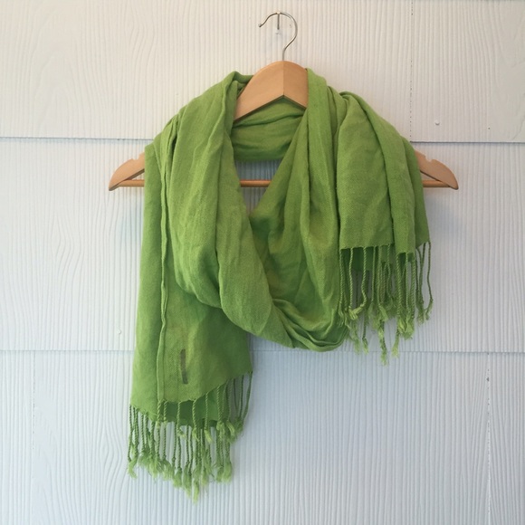 Green scarf