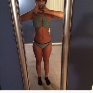 Green sexy bikini