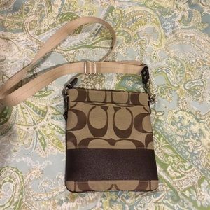 Coach Brown Cross Body Bag