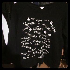 Navy blue J Crew sweater