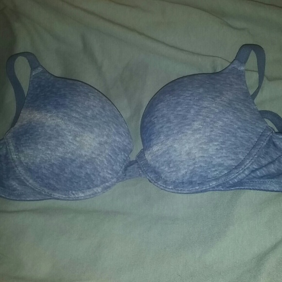 Blue 32B Push-Up bra