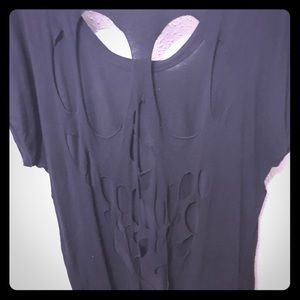 Urban Outfitters Skull Back Cut Out Tee