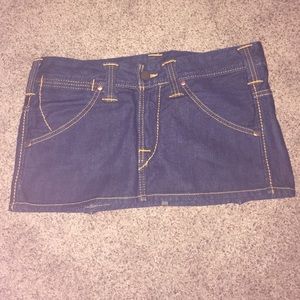 True religion denim skirt