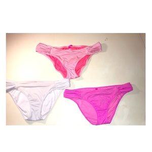 3 Victoria Secret bathing suit bottoms