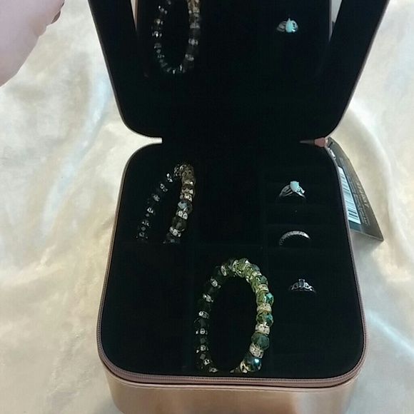 Rose gold jewelry box - Picture 3 of 3
