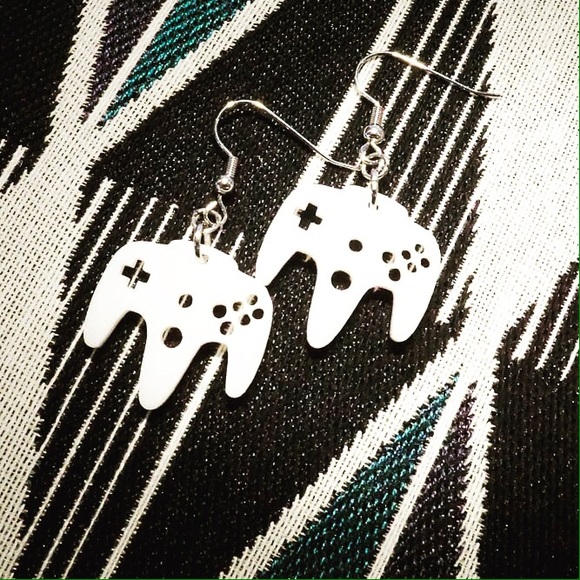 N64 Controller Earrings!!