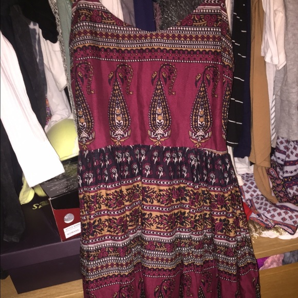 Maroon sundress