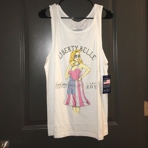 NWT Lauren James Liberty Bell Tank