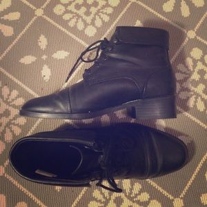 Vintage lace up boots