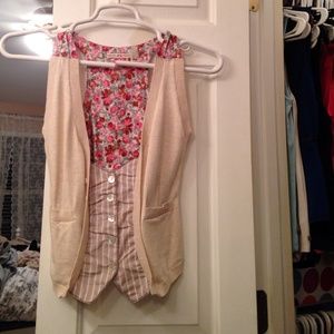 Chelsea and Violet flora vest