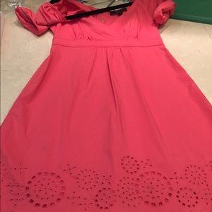 Coral BCBG dress