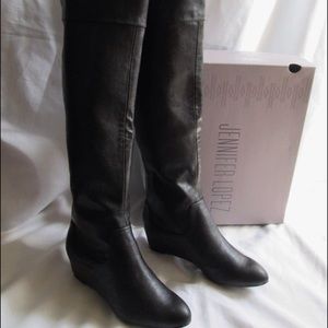 Jennifer Lopez Hidden Wedge Boots