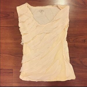 Loft, ruffled shirt!