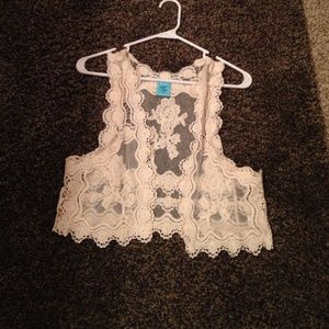 Lace vest