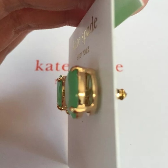 Kate Spade Large Mint Gumdrop Earrings - Picture 3 of 4