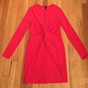 Gorgeous Marciano Red Sheer Party Dress