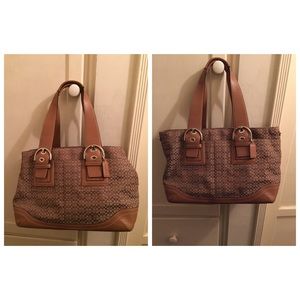 coach large carry on / tote