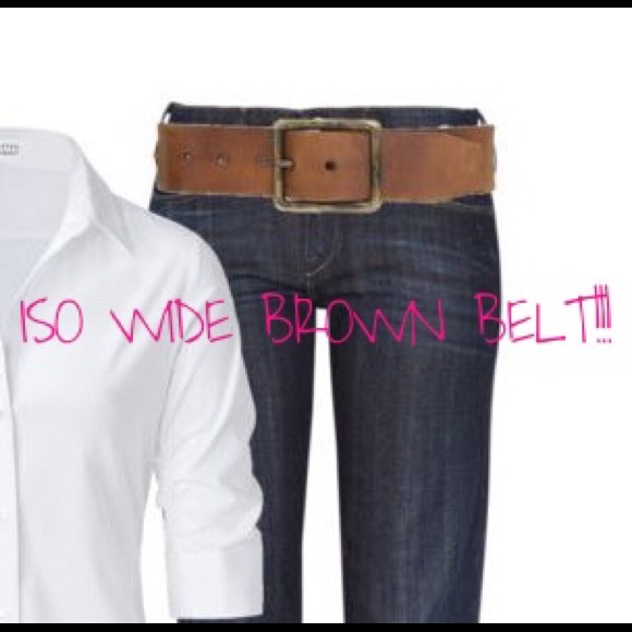 ISO WIDE BROWN BELT!!!