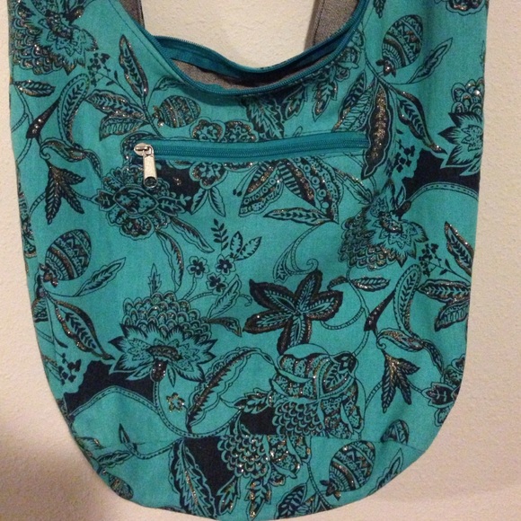 Turquoise satchel