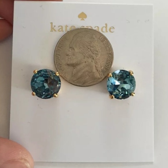 Kate Spade Grace Blue Gumdrop Earrings - Picture 2 of 4