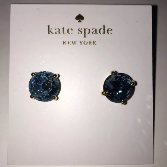 Kate Spade Grace Blue Gumdrop Earrings - Picture 3 of 4