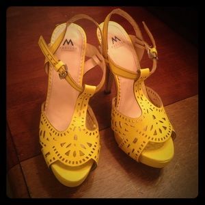 Yellow heels