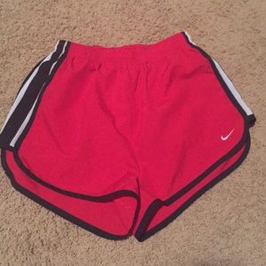 Red Nike Dri Fit Running Shorts