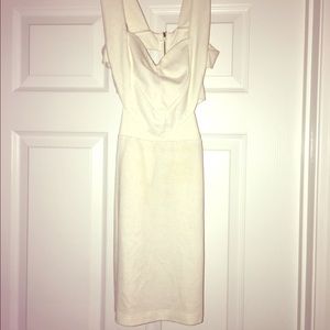 Off-white mini dress