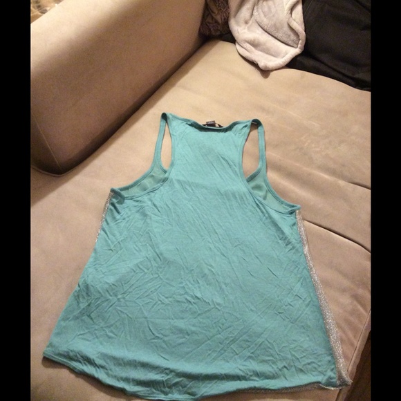 Armani Exchange silver shiny tank - Picture 4 of 4