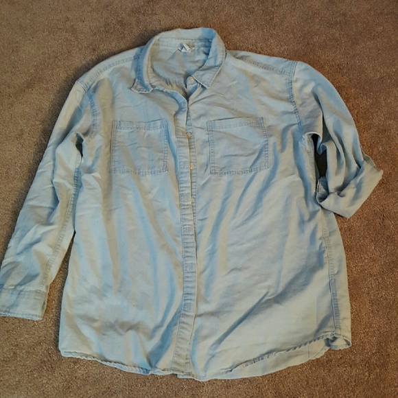 F21 Chambray top