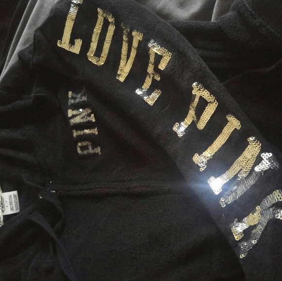 VS PINK BLING ZIP UP