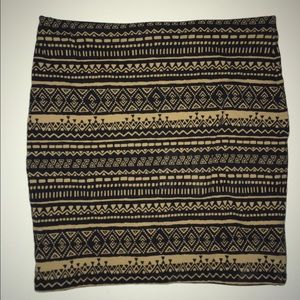 Tribal Print Pencil Skirt