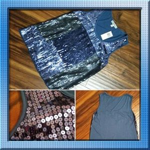 🎉 2 for $10 Sequin 💜 Tank NWT👖👠