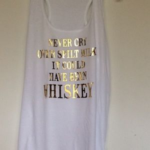 Never Cry Over Spilt Milk Whiskey Tank
