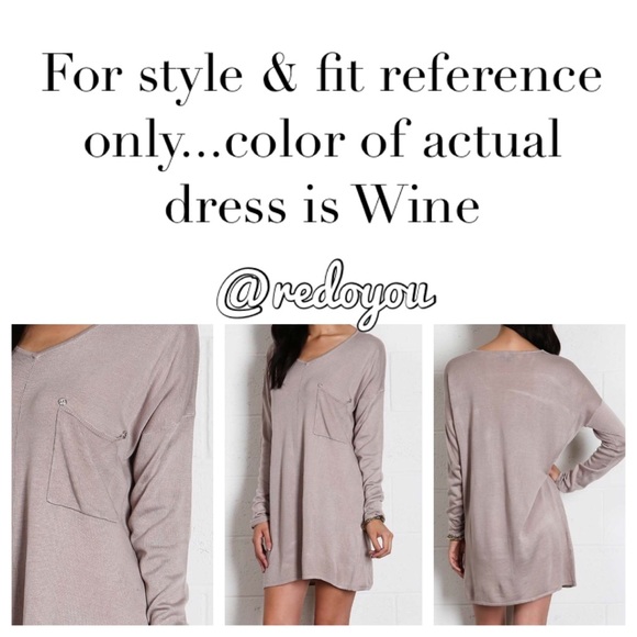 BOGO 🎉 Host Pick 🎉NEW! Very J Boxy Sweater Dress - Picture 2 of 3