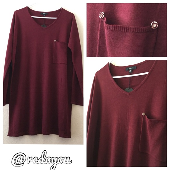 BOGO 🎉 Host Pick 🎉NEW! Very J Boxy Sweater Dress - Picture 3 of 3